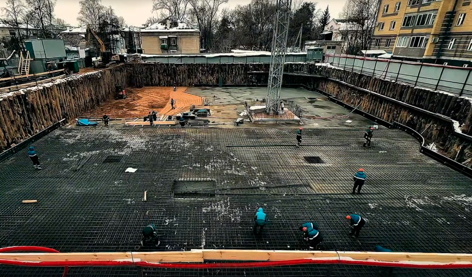 Промышленные полы на армированном бетонном основании с защитным слоем